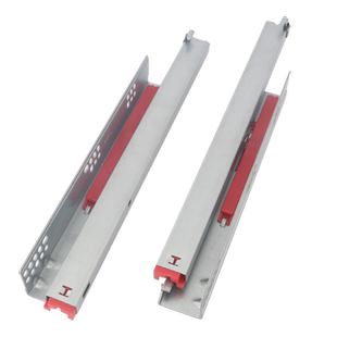 杜邦抽屉滑道滑轨抽屉轨道反弹托底重型抽拉三节轨拉轨推拉轨道