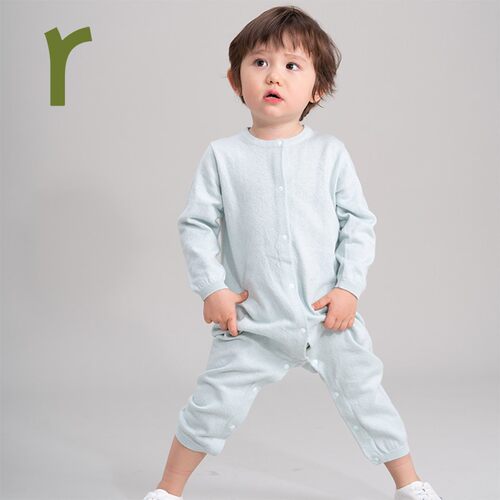 arbortree秋冬单排扣连体爬行服