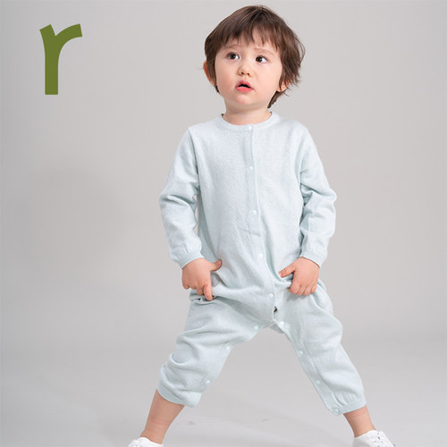 arbortree秋冬单排扣连体爬行服