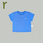 ArborTree 多色吸湿排汗轻薄透气 T恤 100%有机棉男女宝夏季 短袖