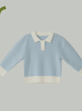 （董生活推荐款） 100%羊绒宝宝POLO毛衣秋冬款羊绒衫 柔软保暖