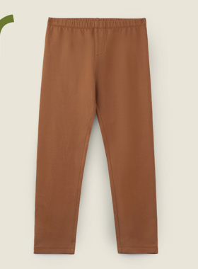 ArborTree 女童款有机棉长裤运动裤 春秋冬季保暖贴身款 运动着重