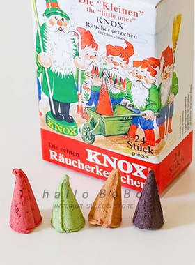 德国传统手工木制香薰炉圣诞老人