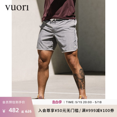 Vuori五分裤瑜伽裤休闲健身男