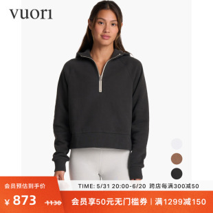 Restore Zip Half Vuori Hoodie飞奥力24春夏新品 卫衣女运动VW288