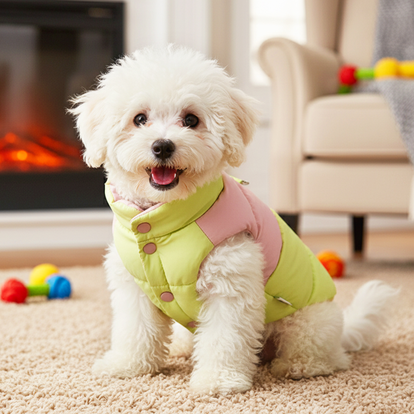 狗狗衣服冬装加厚防寒棉服保暖