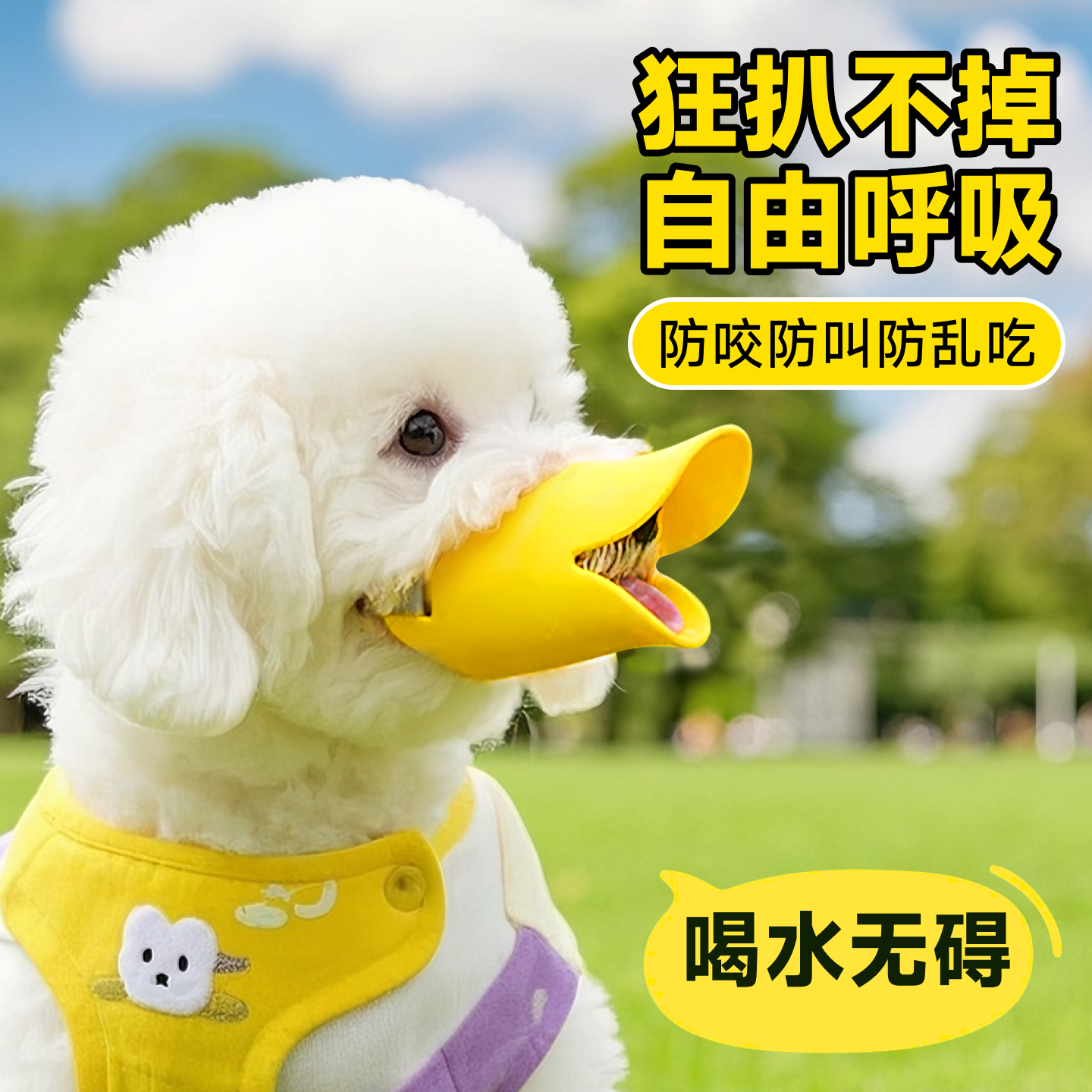 狗嘴套防咬防叫小型犬防乱吃防咬人神器小狗扒不掉可喝水吃饭专用
