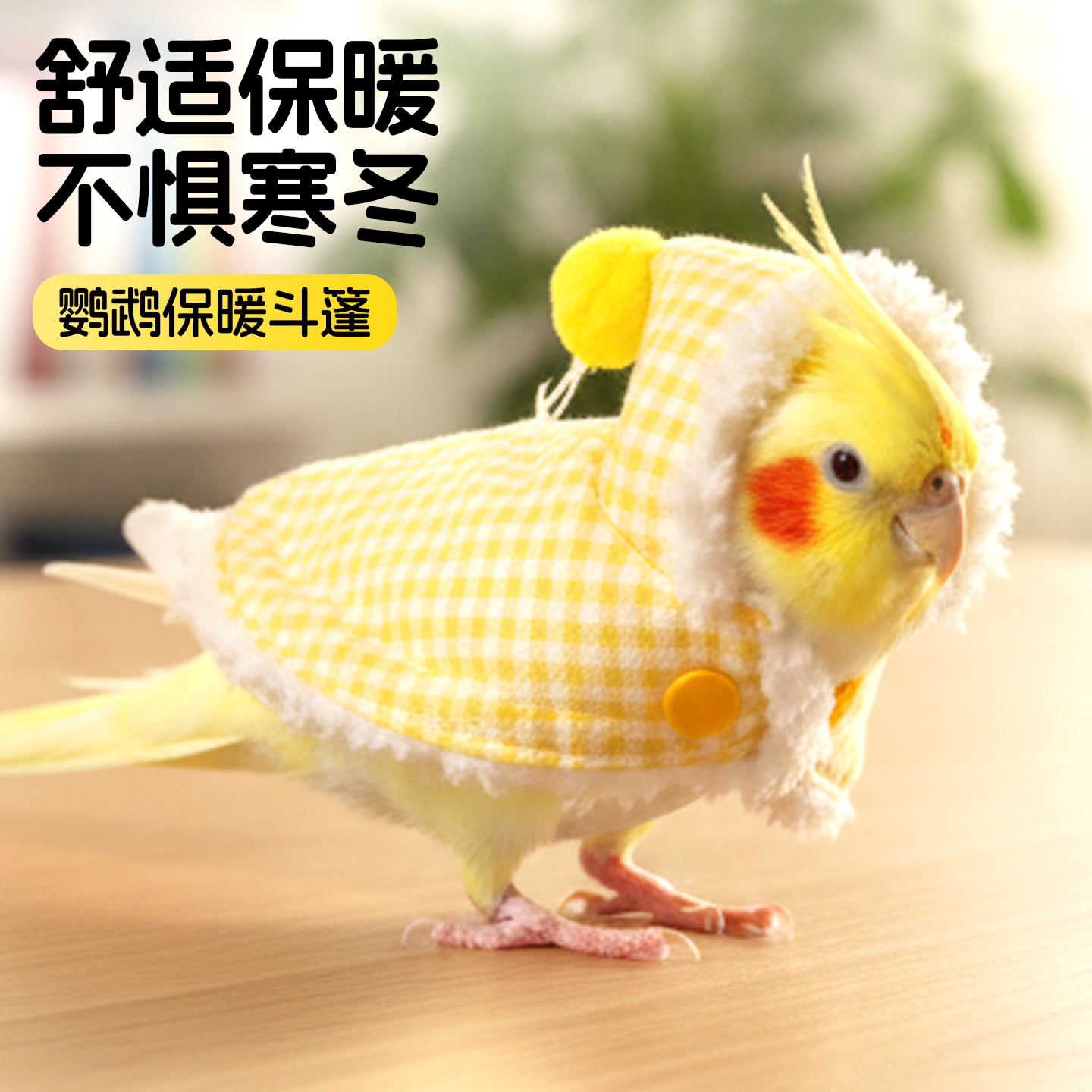 鹦鹉斗篷衣服小鸟披风虎皮牡丹玄凤小太阳加厚保暖外出专用鸟用品