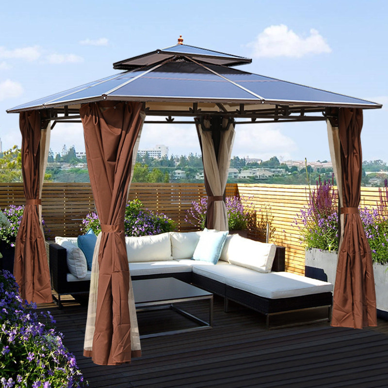 精选莫家户外凉亭四角亭子PVC阳光板小木屋凉亭帐篷别墅庭院四柱,住宅家具,木屋凉亭,淘宝优惠券,粉丝福利购,淘宝优惠卷