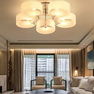 精选大气家用装修客厅吸顶灯现代简约时尚温馨创意LED全屋灯具套