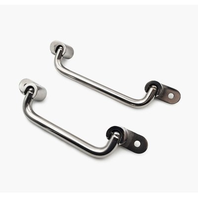 精选不锈钢304折叠拉手UWFASNS138/158/180/218工业把手重型设备