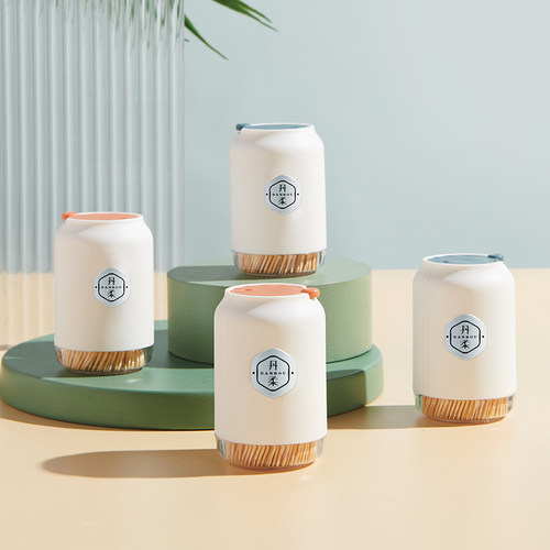 DANROU丹柔牙签筒高温碳化牙签