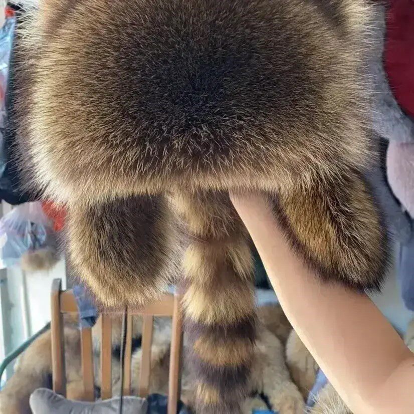 小浣熊帽子网红同款亲子情侣男女