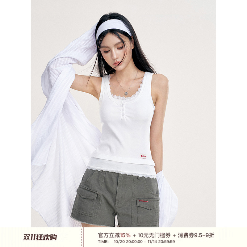 LiilouBalletcoreLiil波浪花边