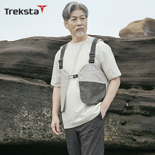 Treksta特锐思达 752系列 Rip Stop城市机能多口袋马甲背心