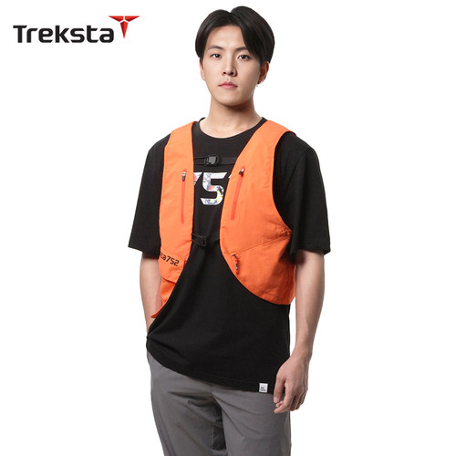 Treksta多功能大口袋马甲背心