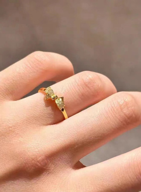 925镀银高级2025新款蝴蝶结戒指