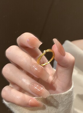 新款闪钻扭结戒指女简约百搭时尚