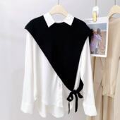 饰披肩女春秋毛线套头短罩衫 2025年新款 针织马甲叠穿外搭装 高级感