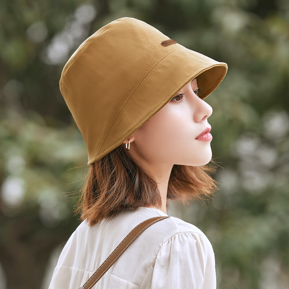 春夏季时尚百搭素颜渔夫帽