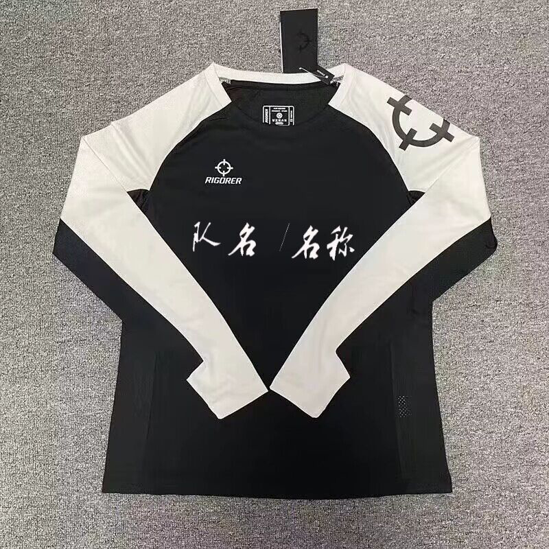 新款美式篮球服长袖男女生球衣篮球速干定制印号字体比赛训练队服