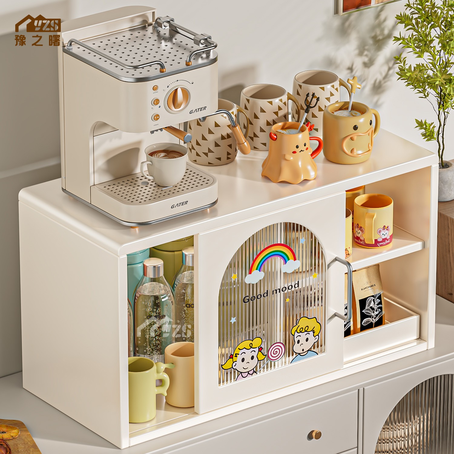 豫之曙高颜值推拉门收纳柜