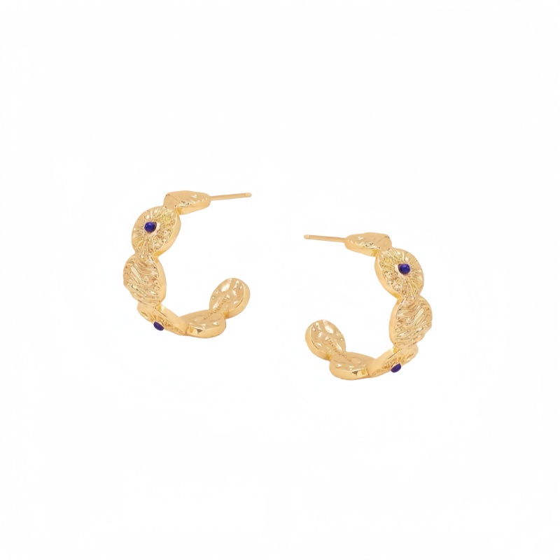 法式复古C形耳圈小众设计感