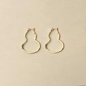 葫芦耳钉轻奢高级感气质小众耳扣2025年新款 爆款 耳饰女