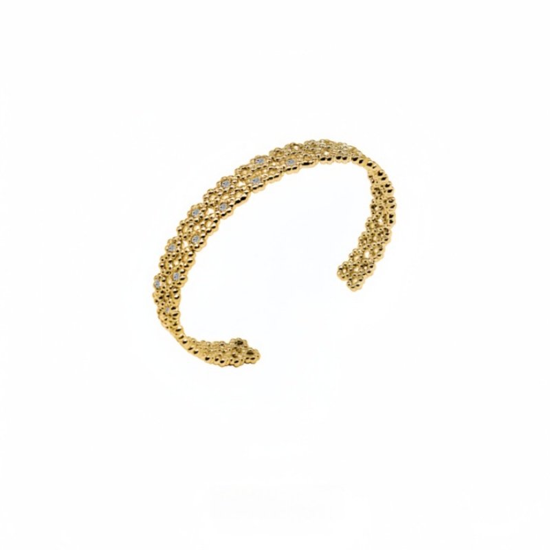 蕾丝系列复古蕾丝花镂空双圈手镯