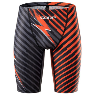 五分及膝训练竞速莱卡抗氯速干防尬莱卡科技 泳裤 GORP专业泳裤 男士