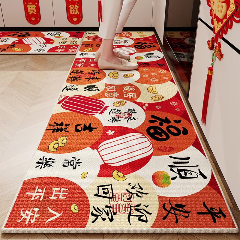 厨房防潮地垫大面积耐脏地毯吸水