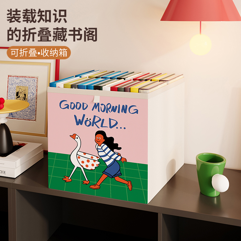 多巴胺卡莱克格子柜书本收纳箱