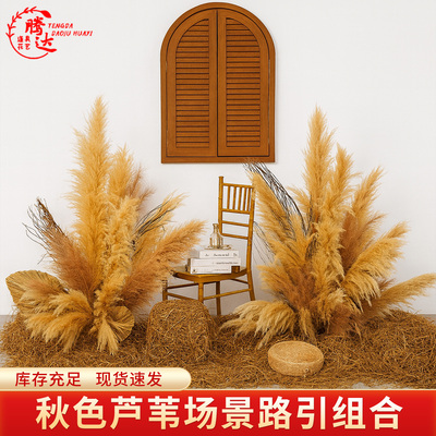 秋冬橱窗咖啡店氛围装饰场景布置