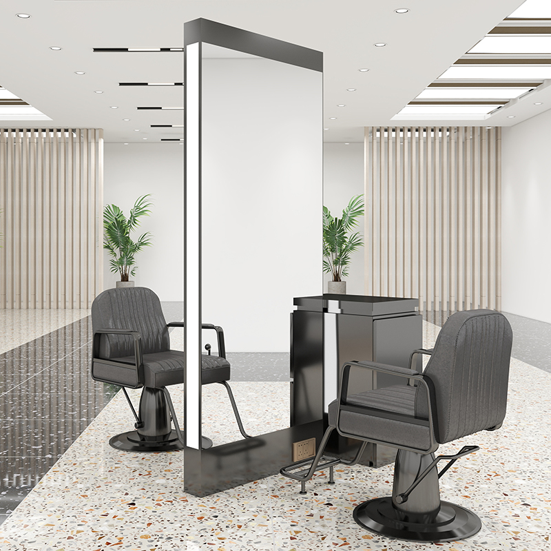 理发店美发店网红单双面烫染镜