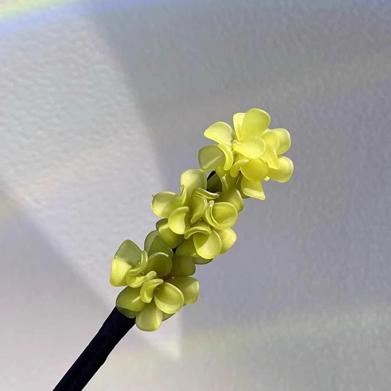 盤發棒丸子頭神器新款丸子頭花