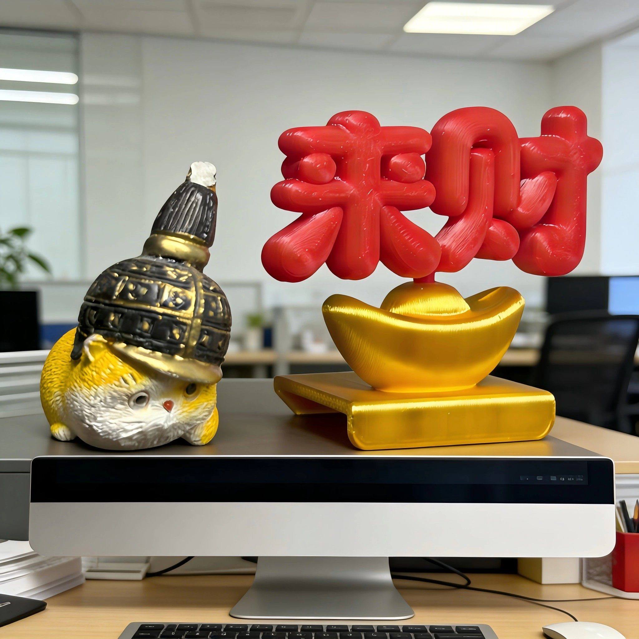 2026马年来财工位摆件打工人解压好物装饰稀奇古怪创意高颜值新款