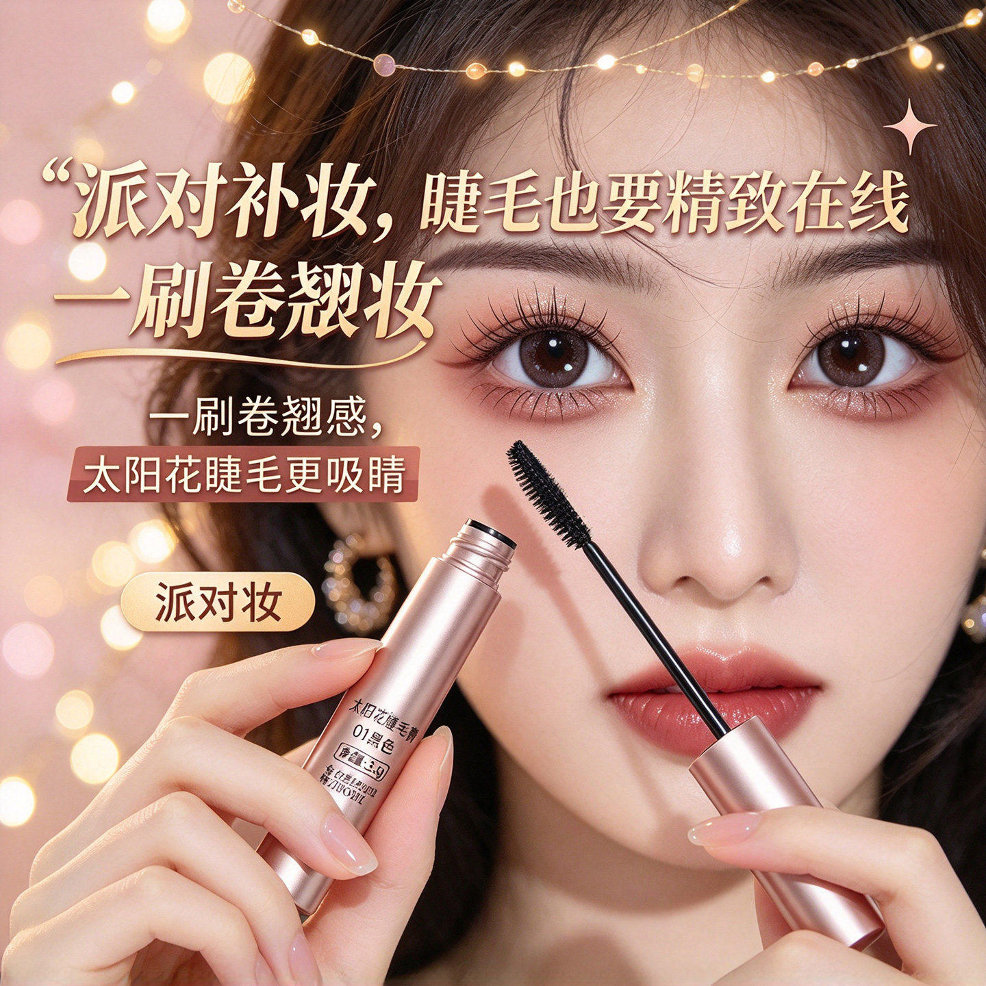 纤长卷翘睫毛打底膏自然持妆