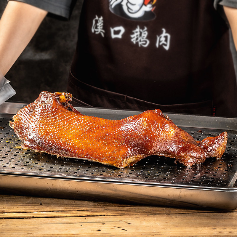 潮汕特产狮头鹅澄海苏南卤味溪口鹅肉半只鹅身不配掌翅内脏