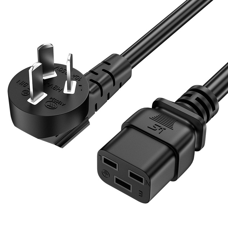 国标ups/pdu电源线10a16a插头转c19服务器大功率三孔1.5/2.5平方