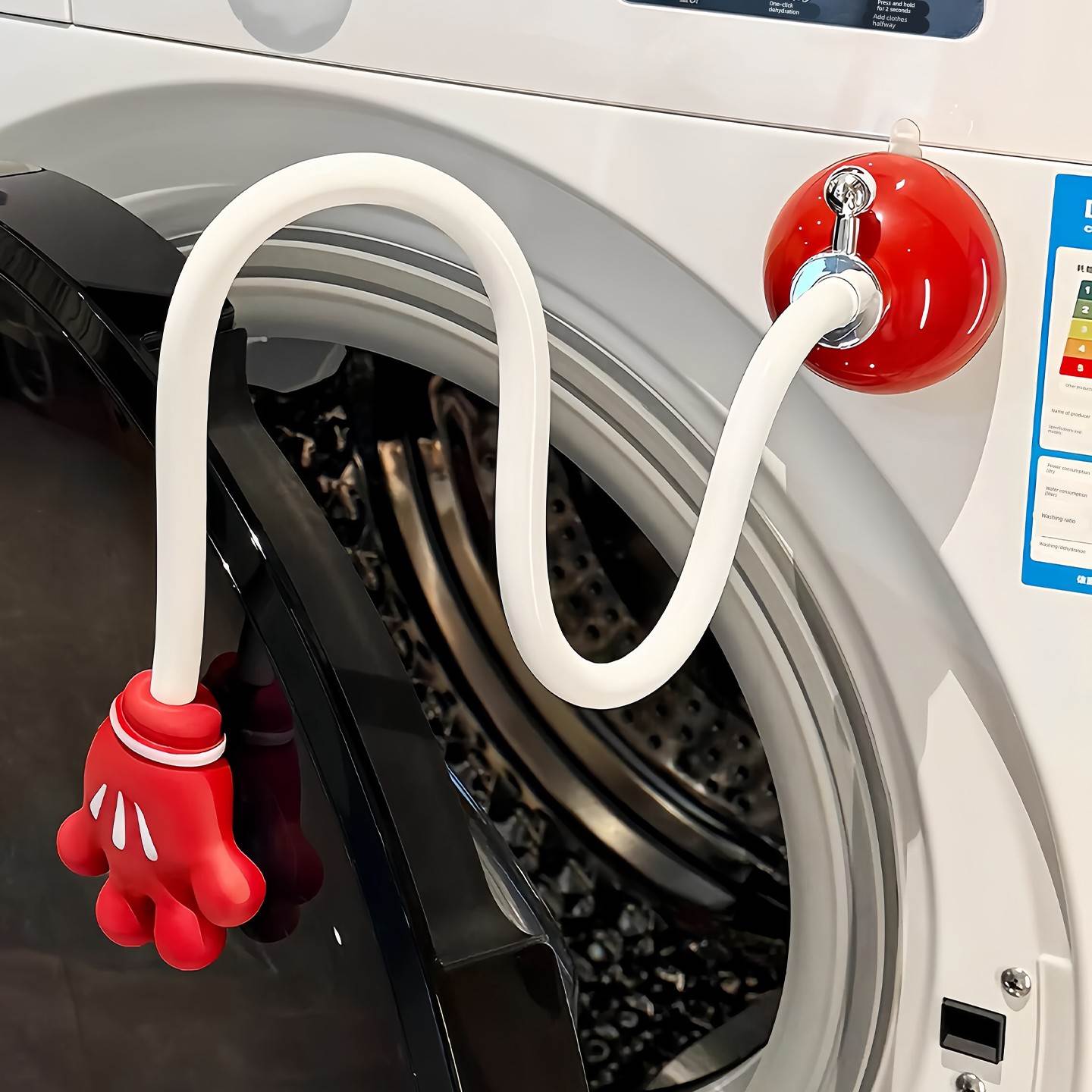 卡通滚筒洗衣机门固定器通风防霉防臭卡扣门挡限位器吸盘支撑架