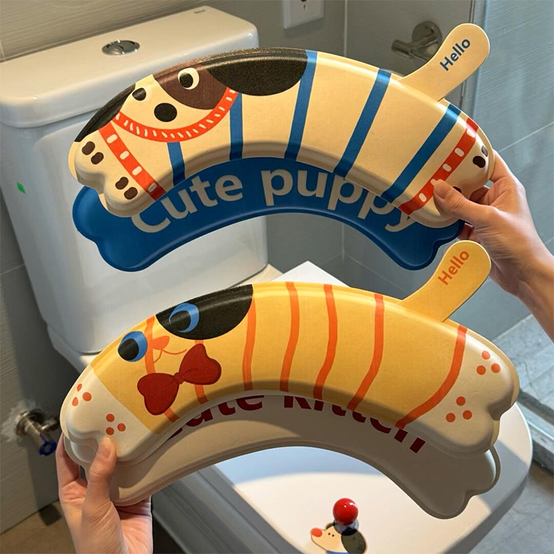 2025新款腊肠小狗马桶垫防水四季通用粘贴式私人专用马桶座圈厕所