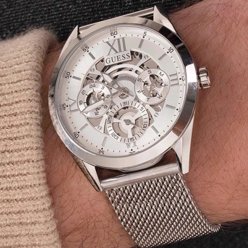 防水原装进口机械表GUESS商务