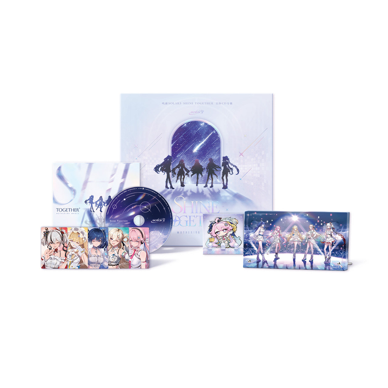 thumbnail for [Pre-sale] Wuthering Waves Solar5 themed physical CD album Danya, Phoebi, Linna, Yunokulo, games