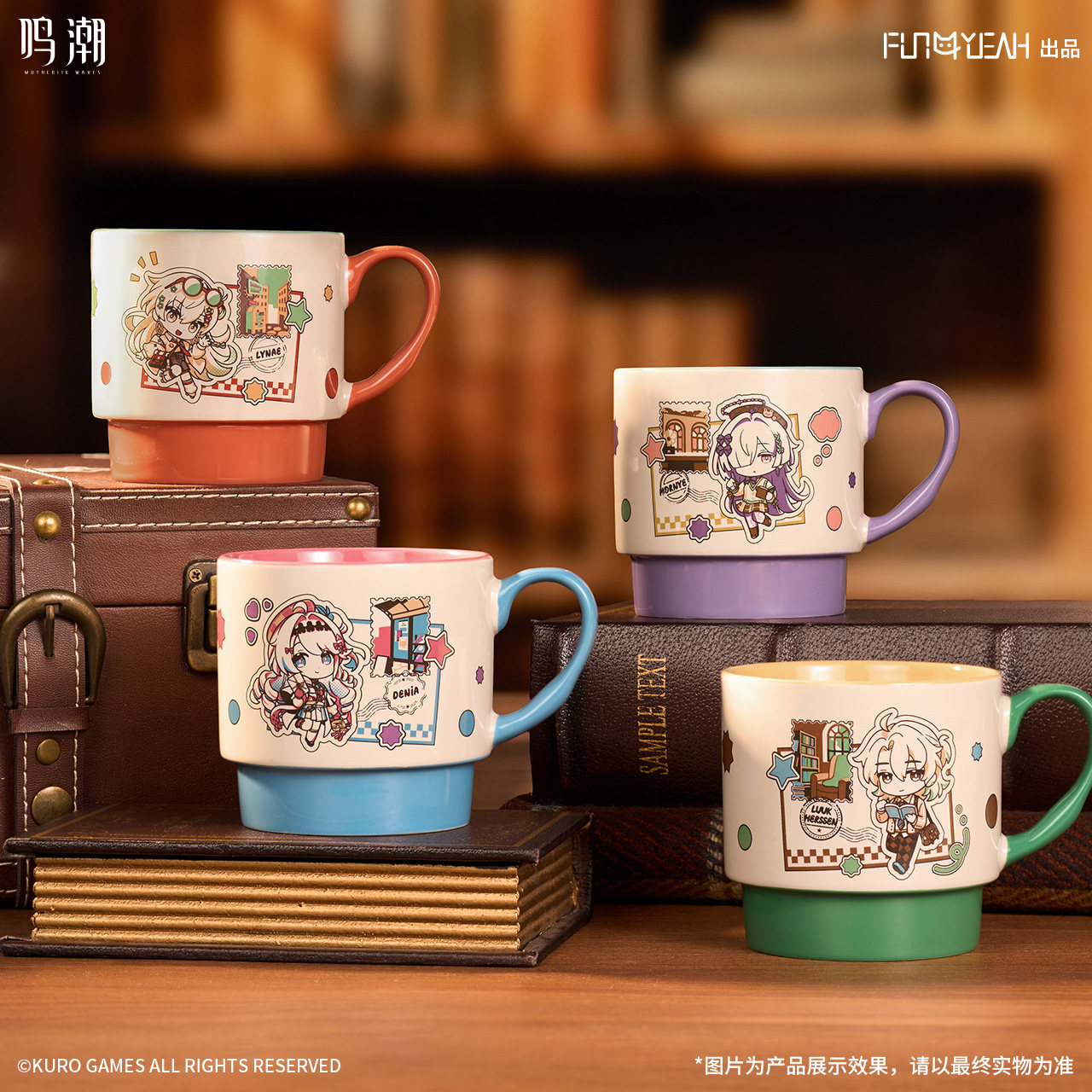thumbnail for [Pre-sale] Wuthering Waves FUN4YEAH Tide Sound Letter Series Ceramic Cup by Chlo Games