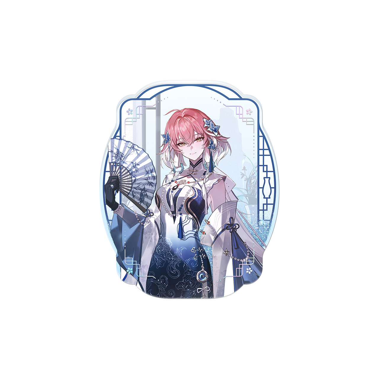 thumbnail for [Pre-sale] Wuthering Waves Orchid Shadow Reflecting Porcelain Flower Series Quicksand Ornaments Jinxi Changli Glaze Tiger Kuro Game