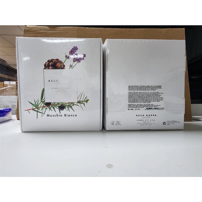 艾克卡帕白苔香型古龙水礼盒(古龙水100ml+香皂150g+护手霜75ml)
