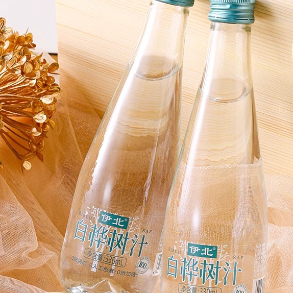 【330ml*6瓶】伊北白桦树原汁饮白桦树浓缩汁桦树汁饮天然桦树汁
