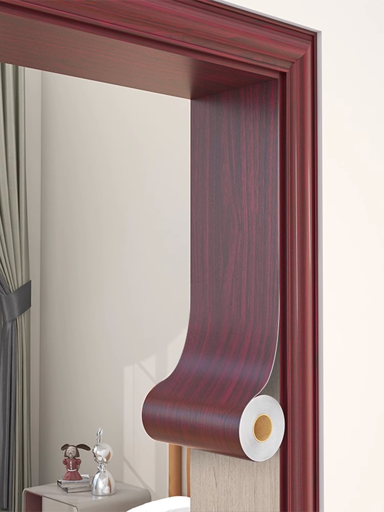 门边框包边自粘木纹贴纸装饰条入户门遮丑门框旧门家具翻新包边贴