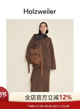 【新品发售】Holzweiler女士24秋冬新款Fure毛绒毛衣