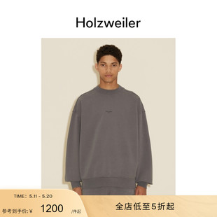 经典 之选 Holzweiler男士 Oslo圆领衫 浅灰色 Mezzanine